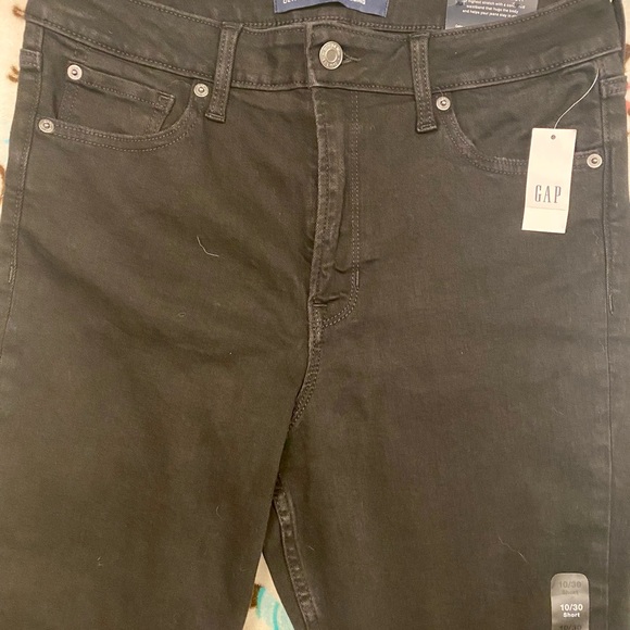 GAP high-rise Super Skinny Black denim. Women size 10/30 short. NWT - Picture 8 of 12